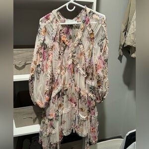 Zimmerman august ruffled tiered gathered dress